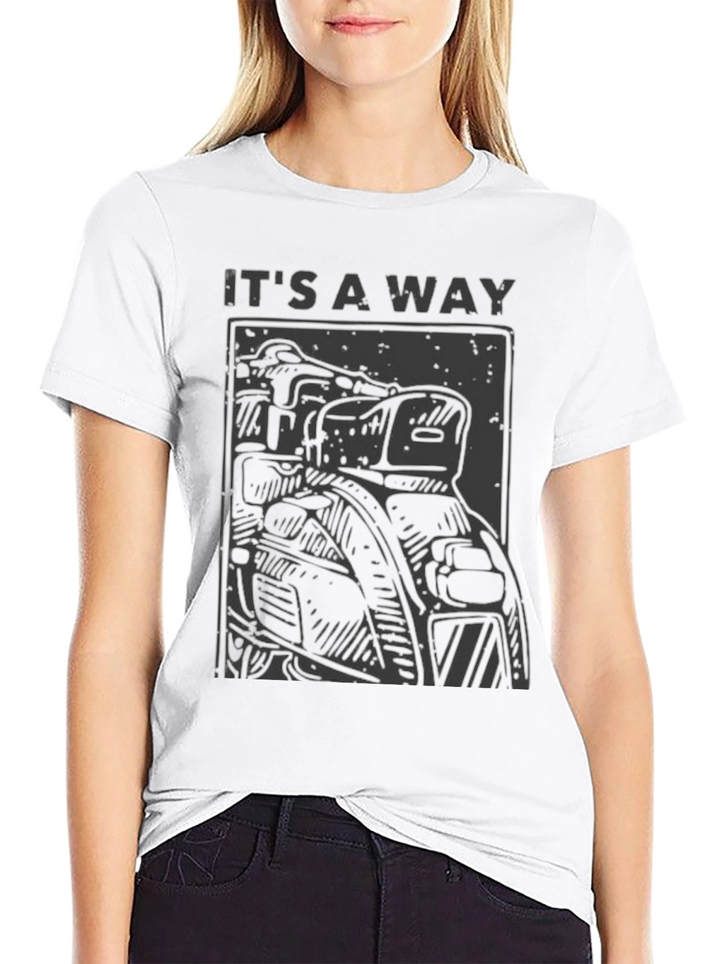 Its a Way Motorcycle T-Shirt - Black