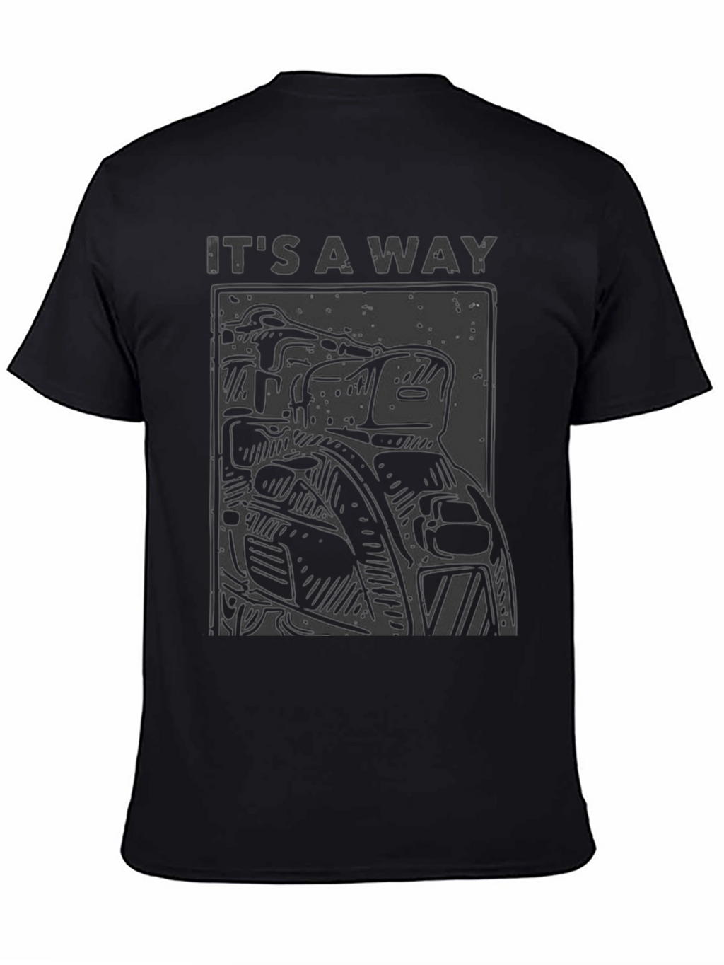 Its a Way Motorcycle T-Shirt - Black
