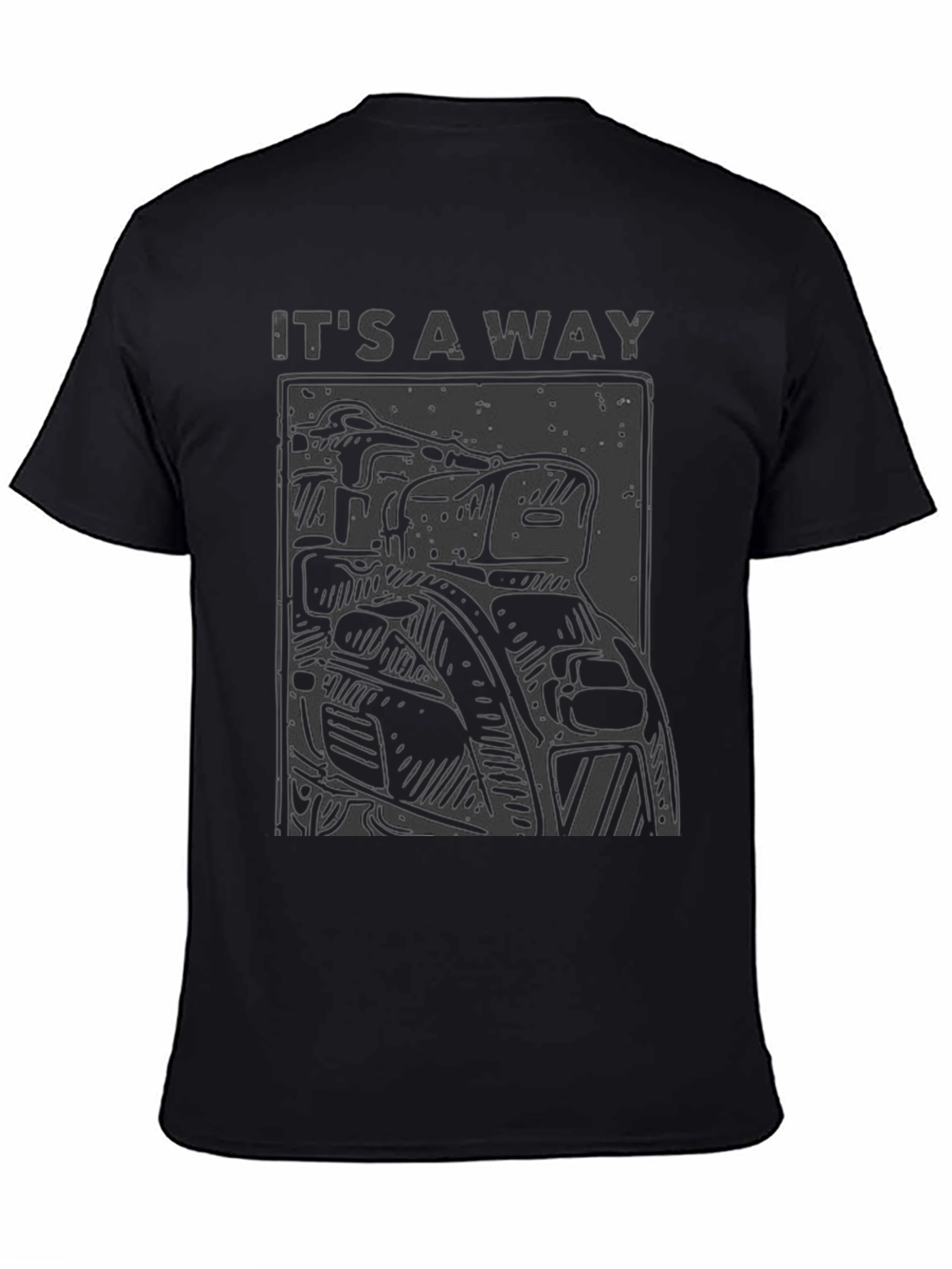 Its a Way Motorcycle T-Shirt - Black