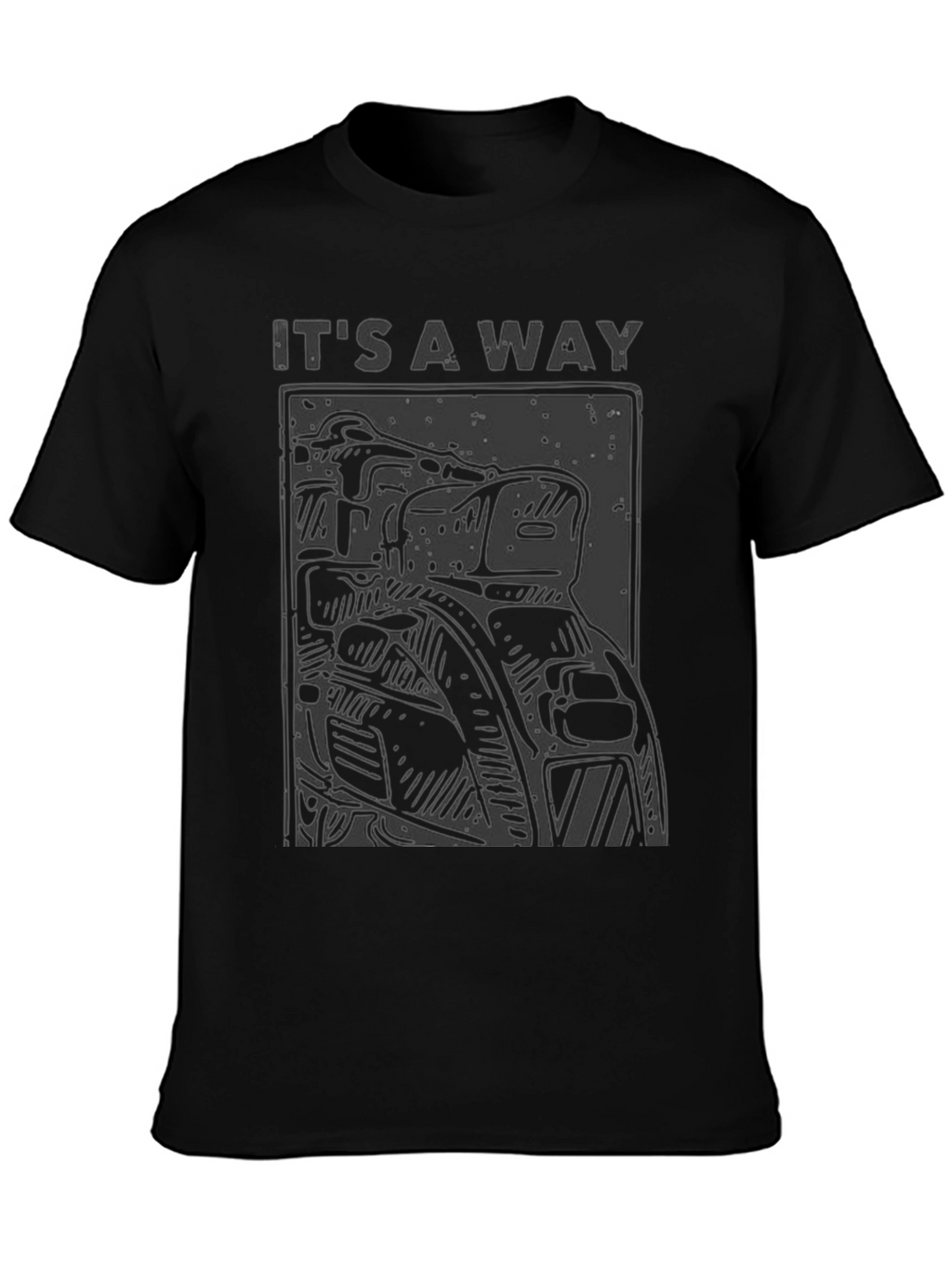 Its a Way Motorcycle T-Shirt - Black