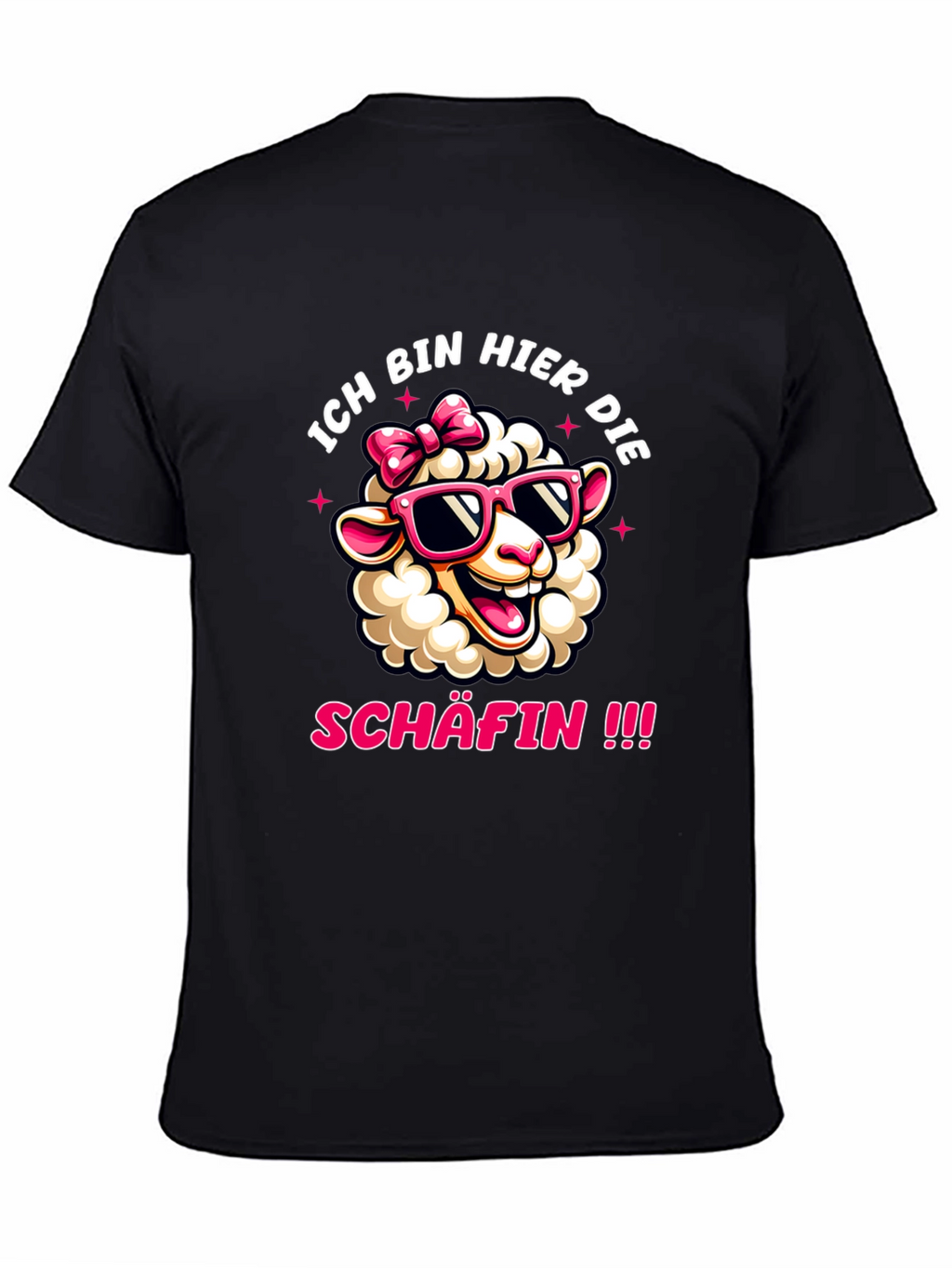 Ich Bin Hier Die Schafin Sheep Graphic Tee