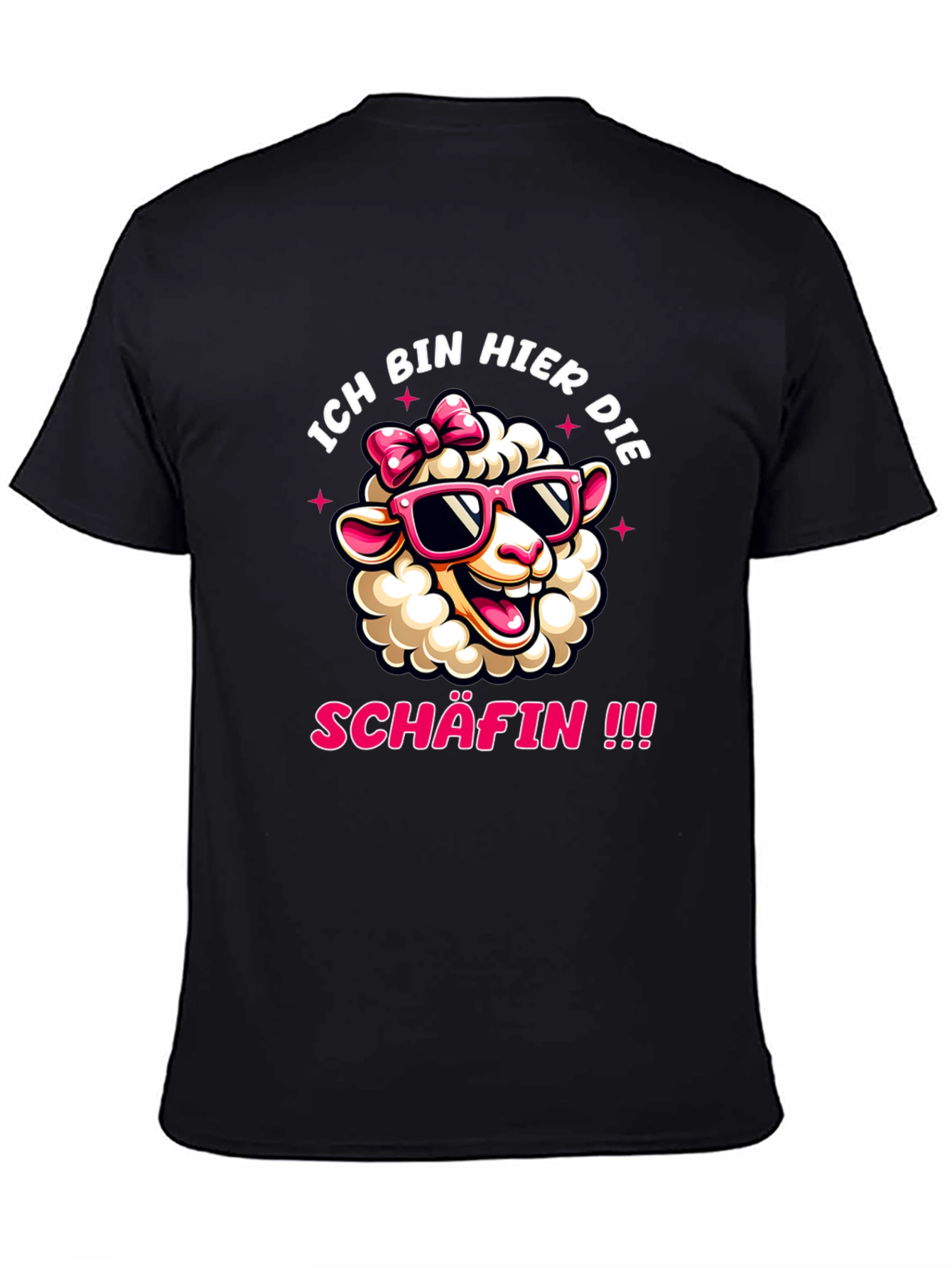 Ich Bin Hier Die Schafin Sheep Graphic Tee