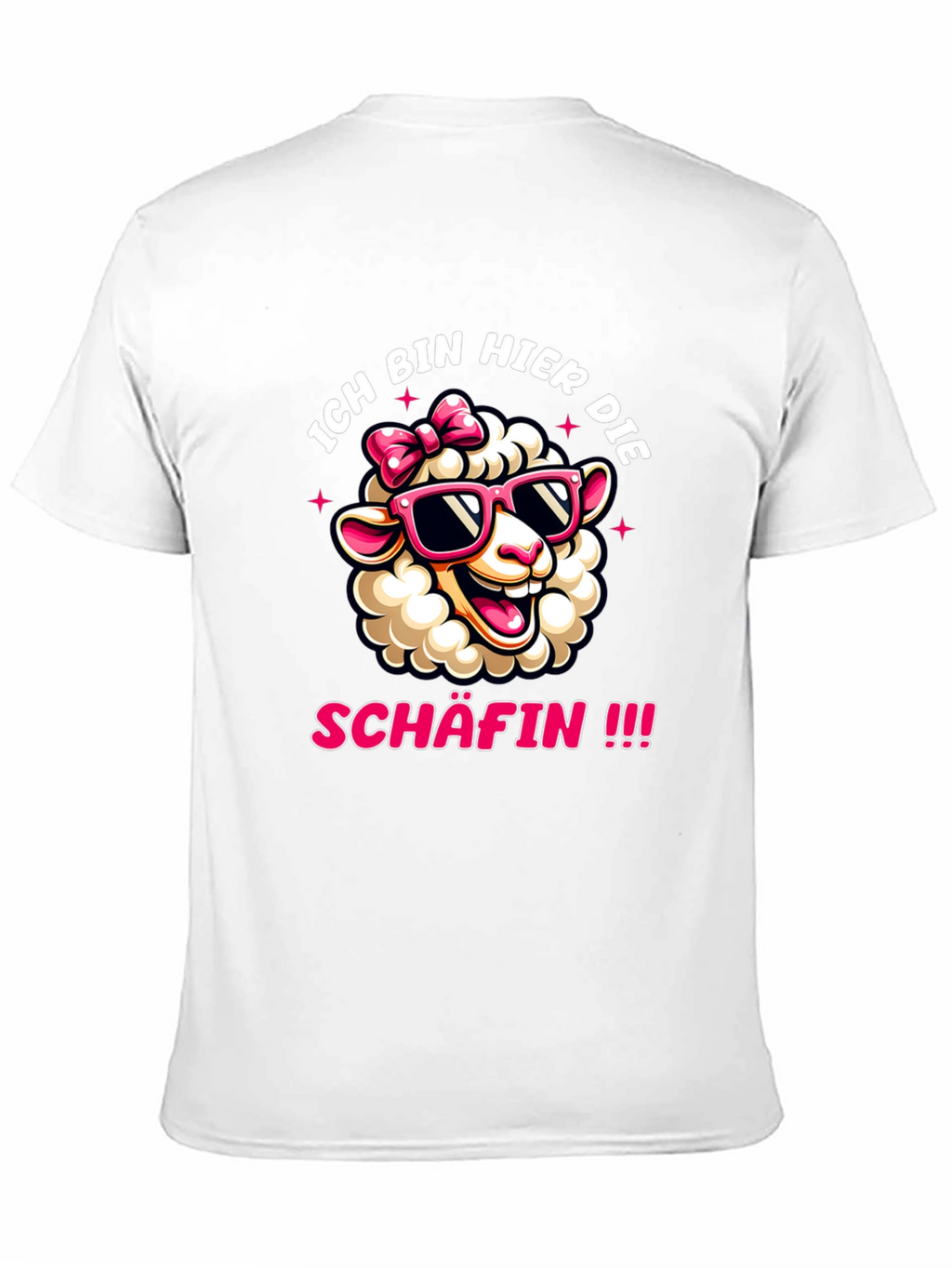 Ich Bin Hier Die Schafin Sheep Graphic Tee