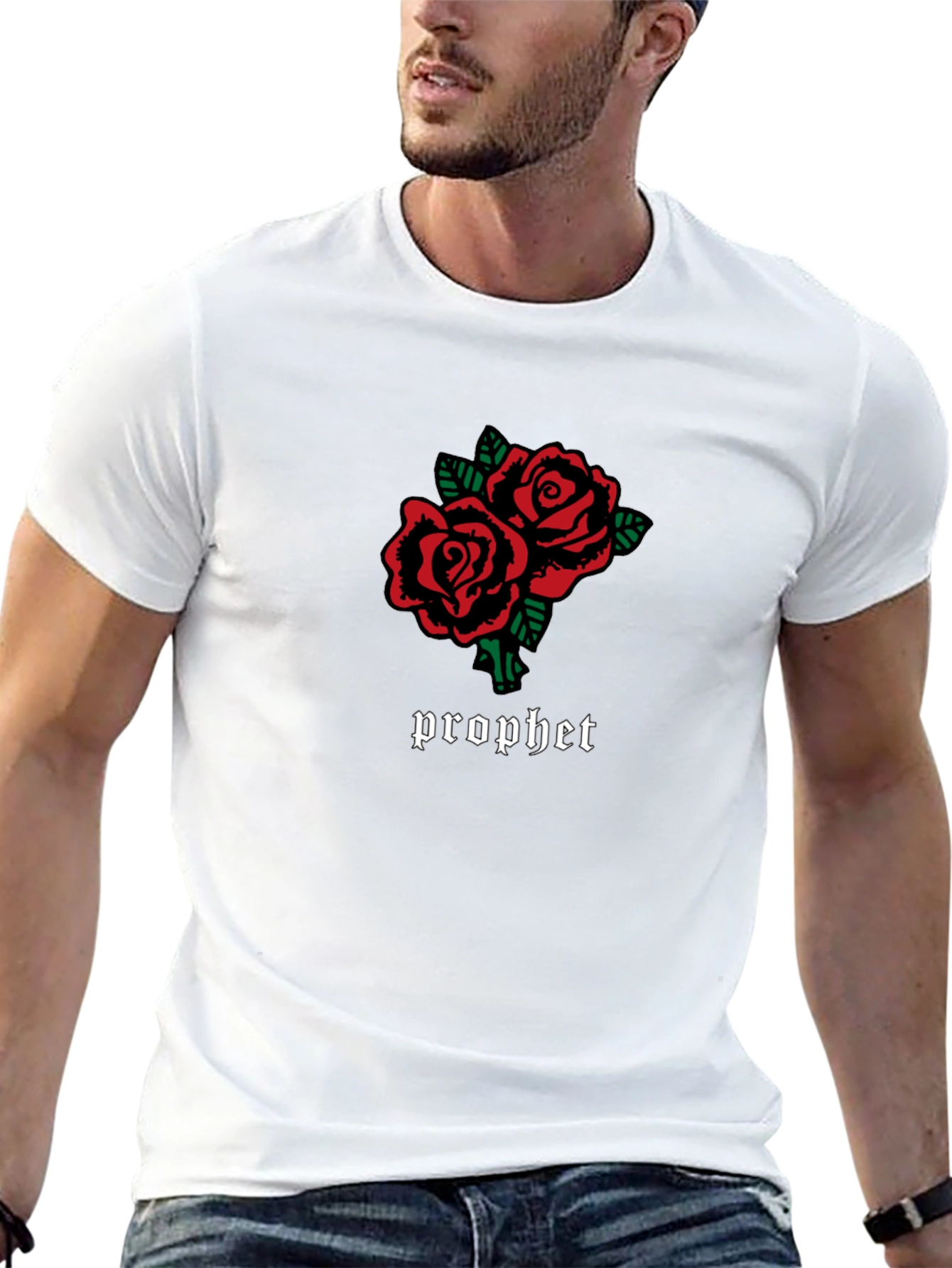 Prophet Rose Graphic Black T-Shirt