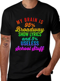 Broadway Lyrics Graphic T-Shirt