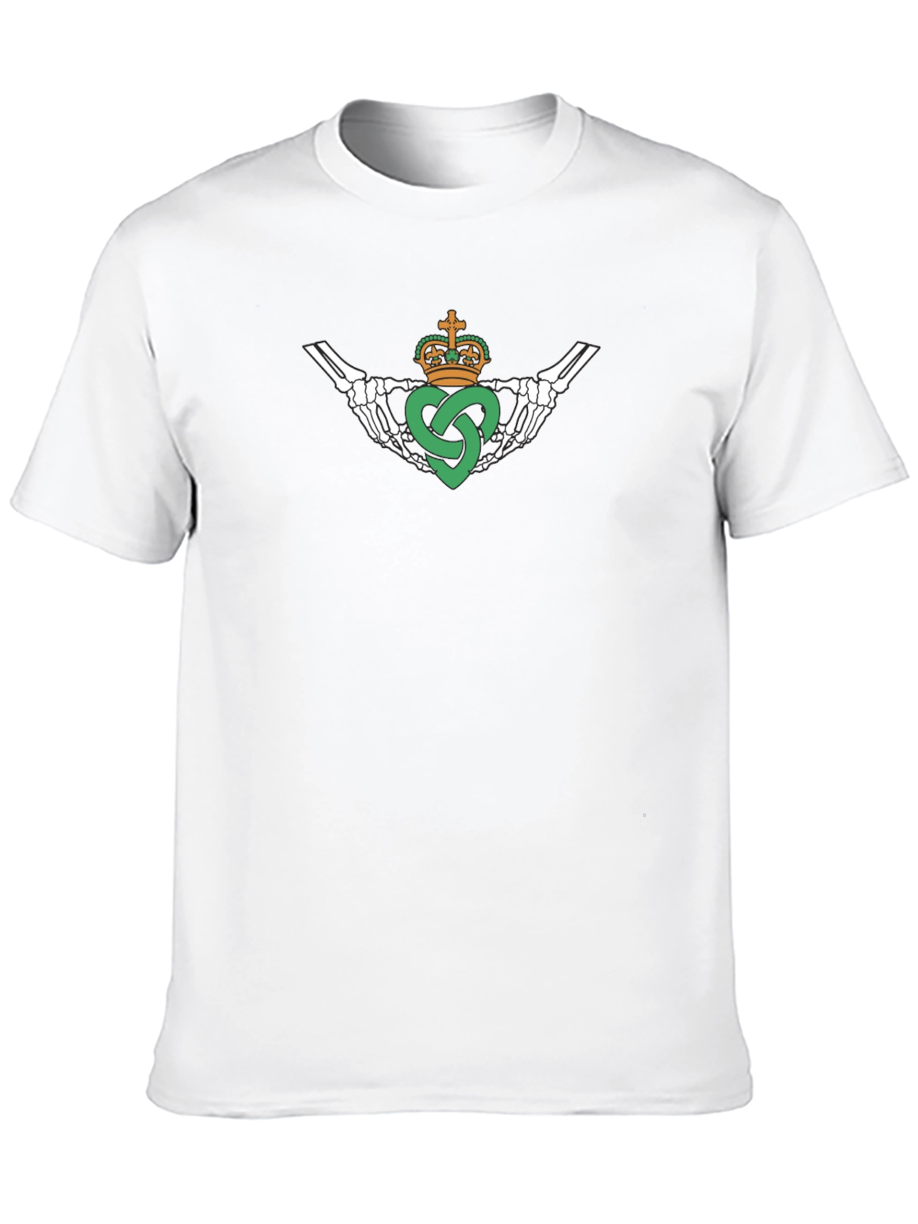 Skeleton Claddagh Black T-Shirt