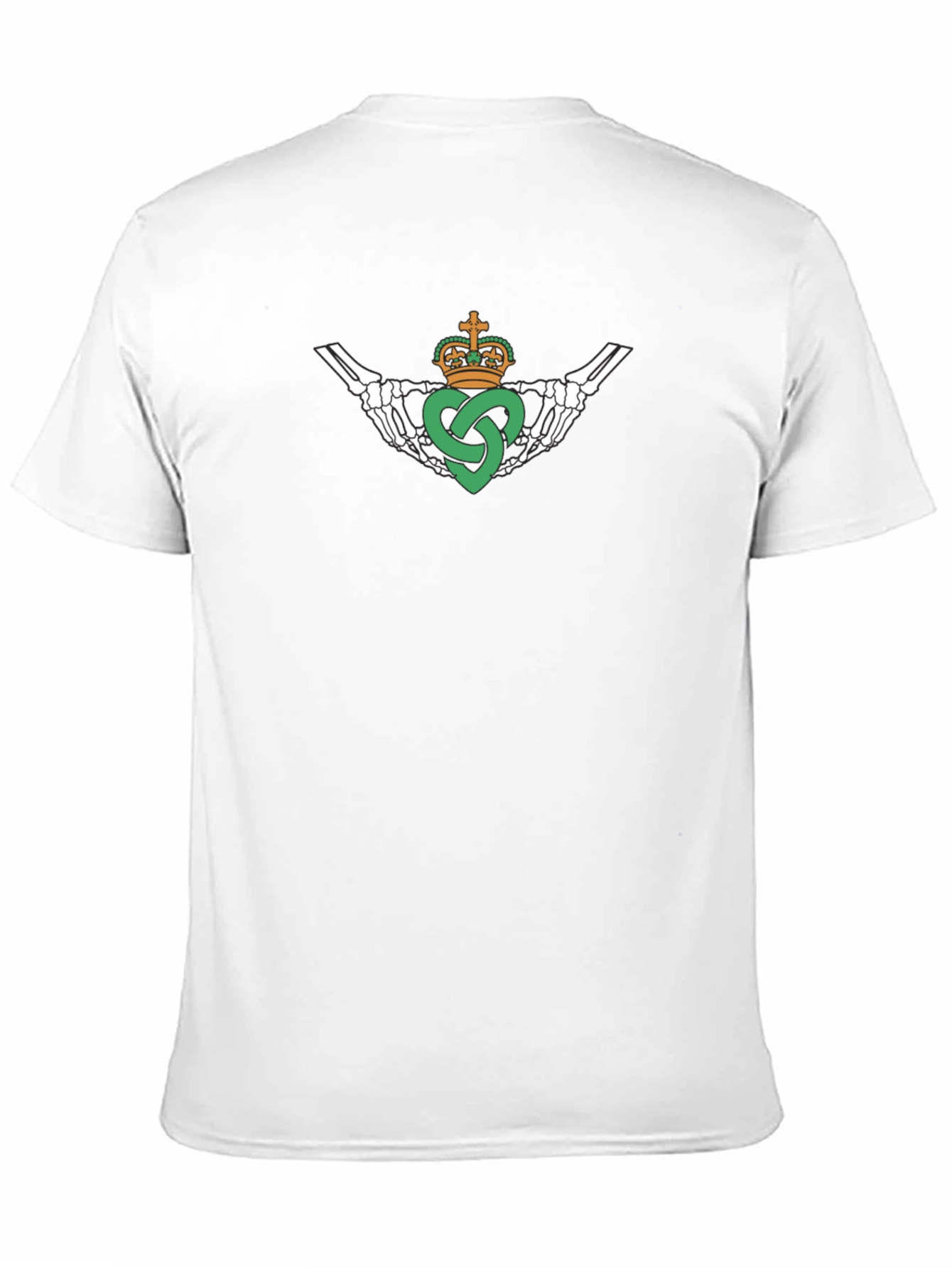 Skeleton Claddagh Black T-Shirt