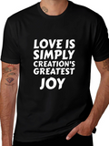 Love Is Simply Greatest Joy T-Shirt - Black