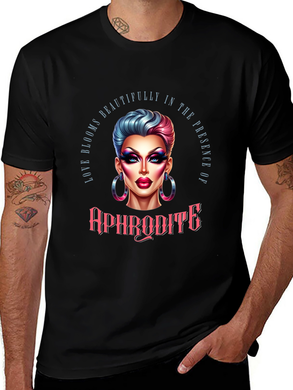 Aphrodite Drag Queen Graphic T-Shirt