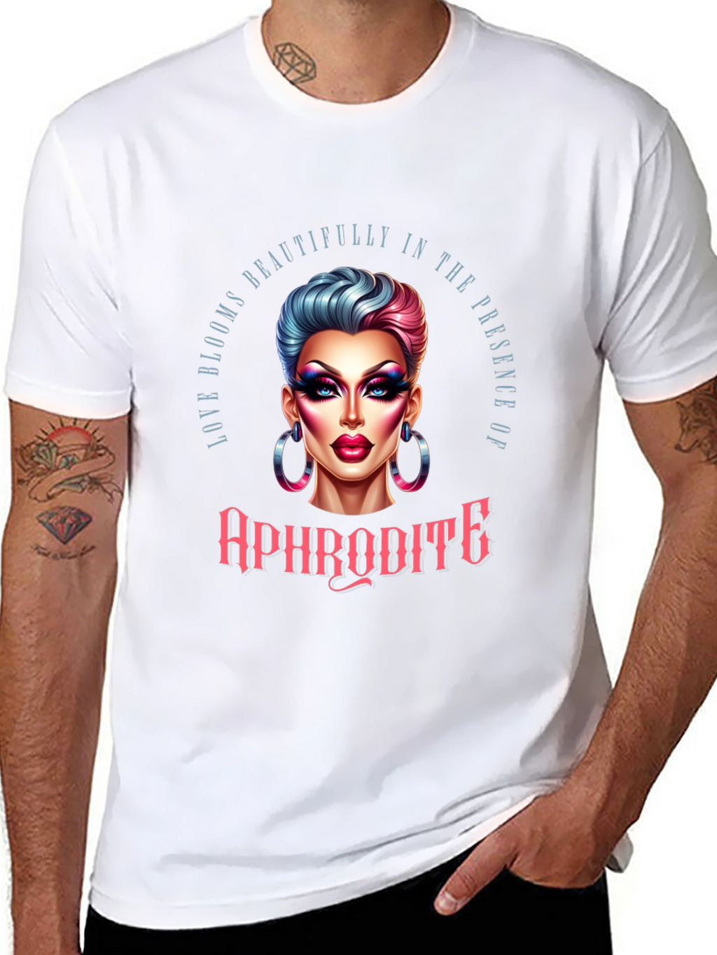 Aphrodite Drag Queen Graphic T-Shirt