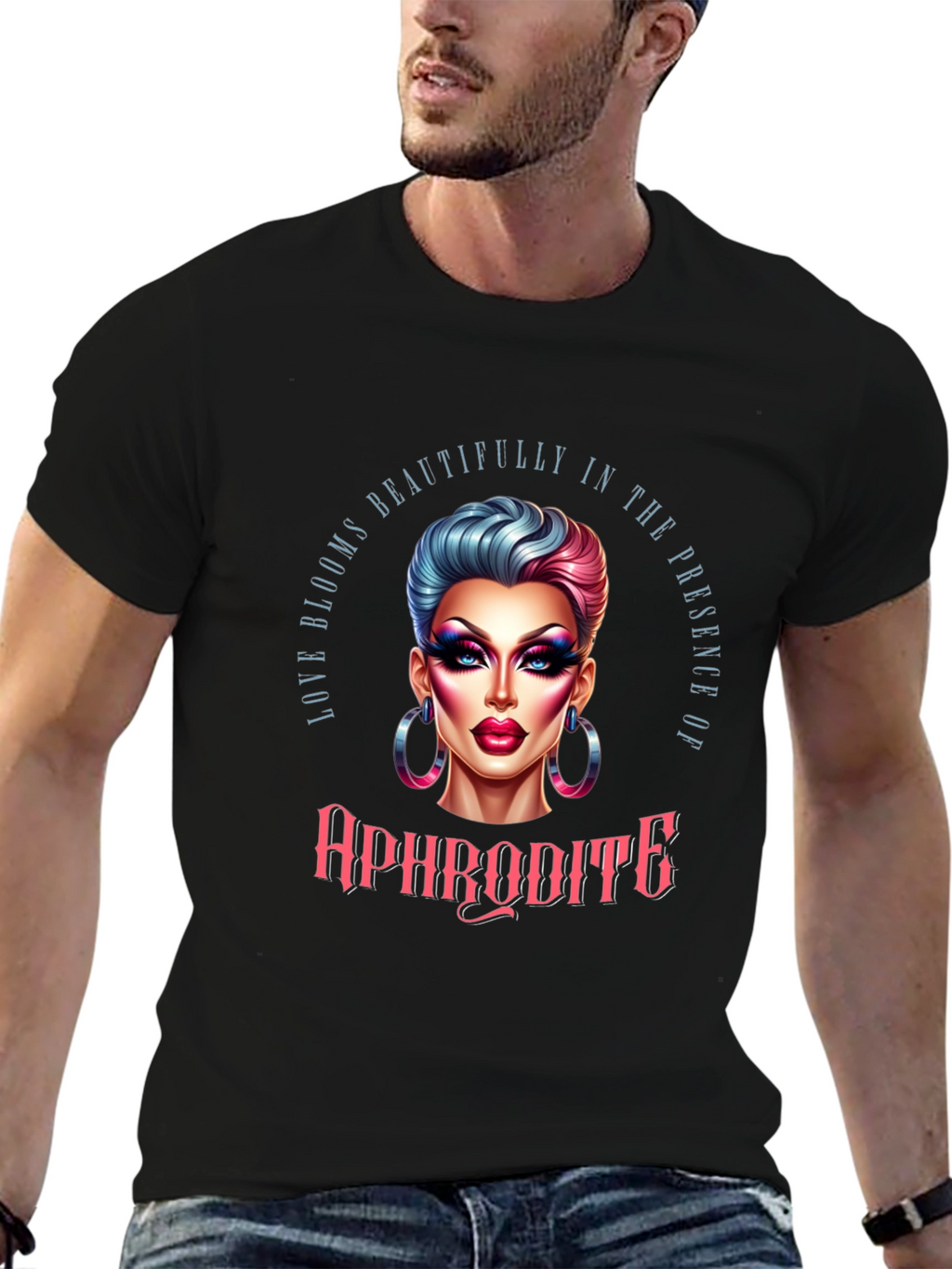 Aphrodite Drag Queen Graphic T-Shirt