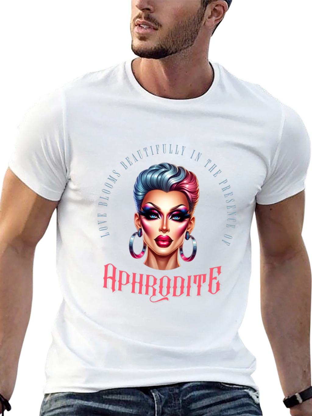 Aphrodite Drag Queen Graphic T-Shirt