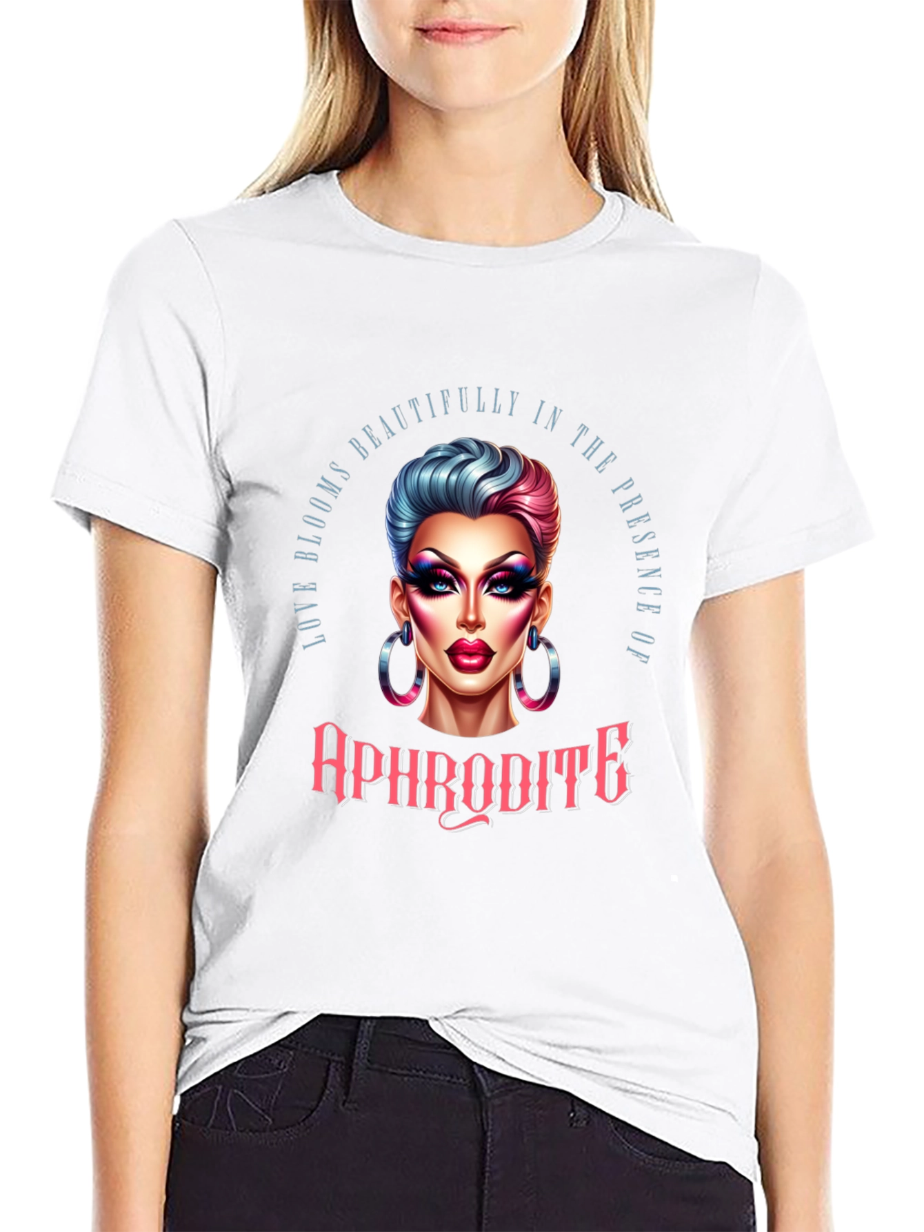 Aphrodite Drag Queen Graphic T-Shirt