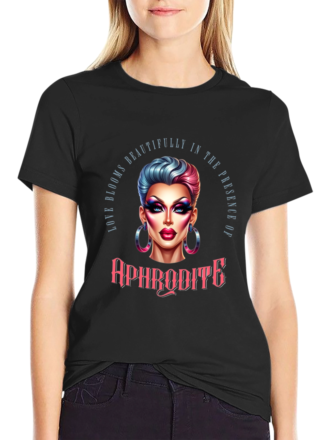 Aphrodite Drag Queen Graphic T-Shirt
