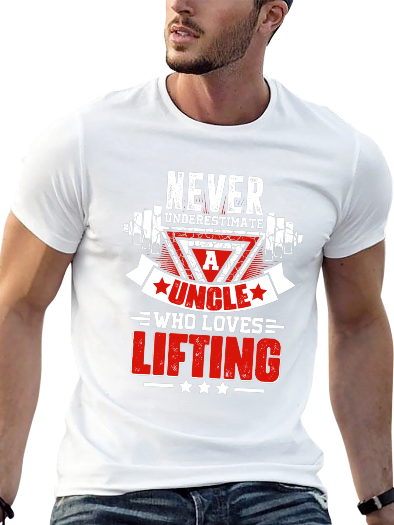 Never Underestimate An Uncle Who Loves Lifting T-Shirt