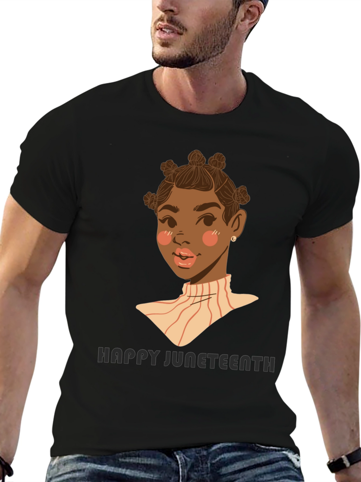 Juneteenth Celebration Tee - Woman Portrait