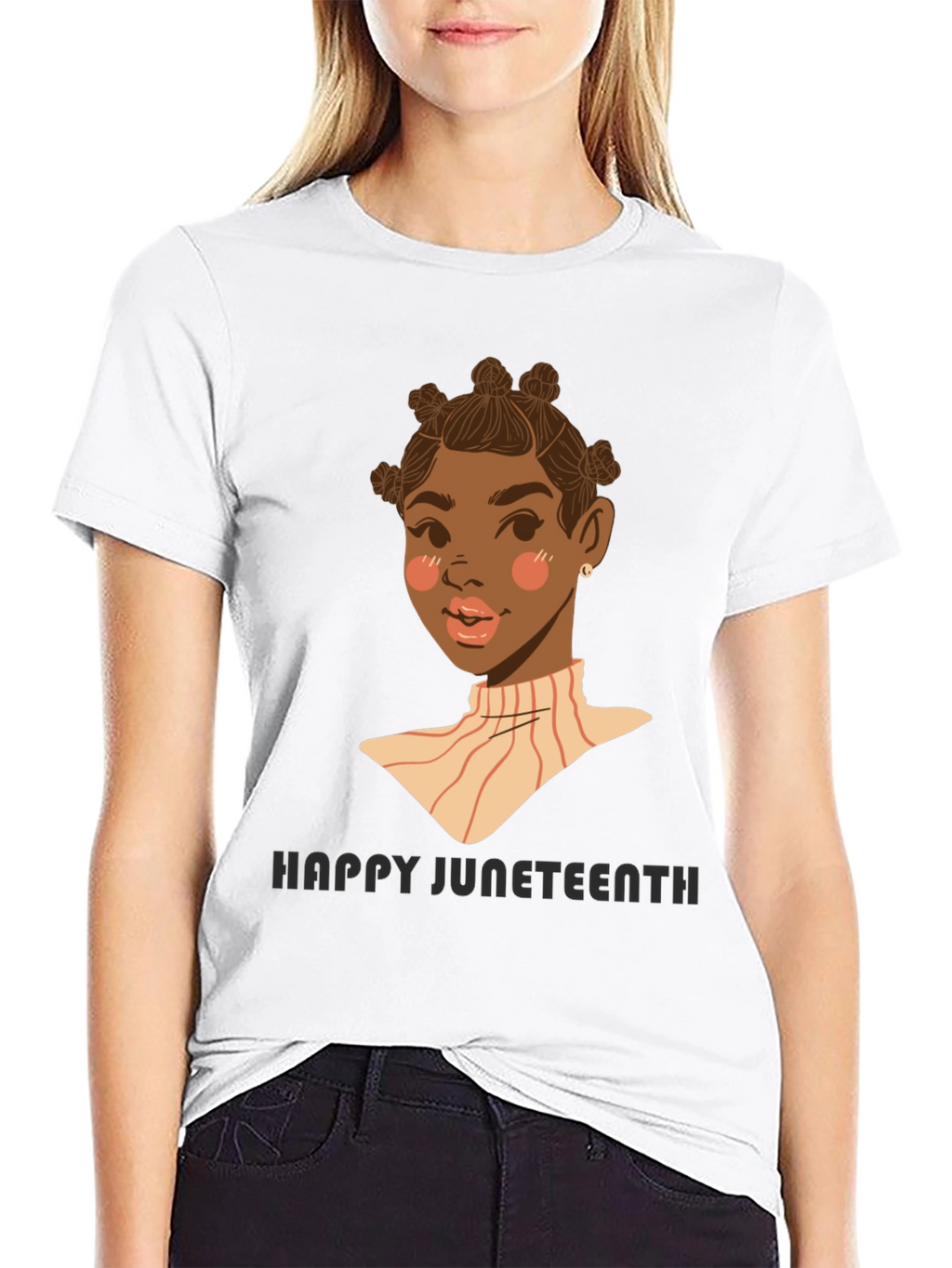Juneteenth Celebration Tee - Woman Portrait