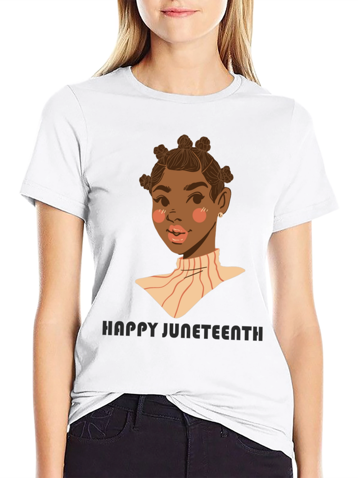 Juneteenth Celebration Tee - Woman Portrait