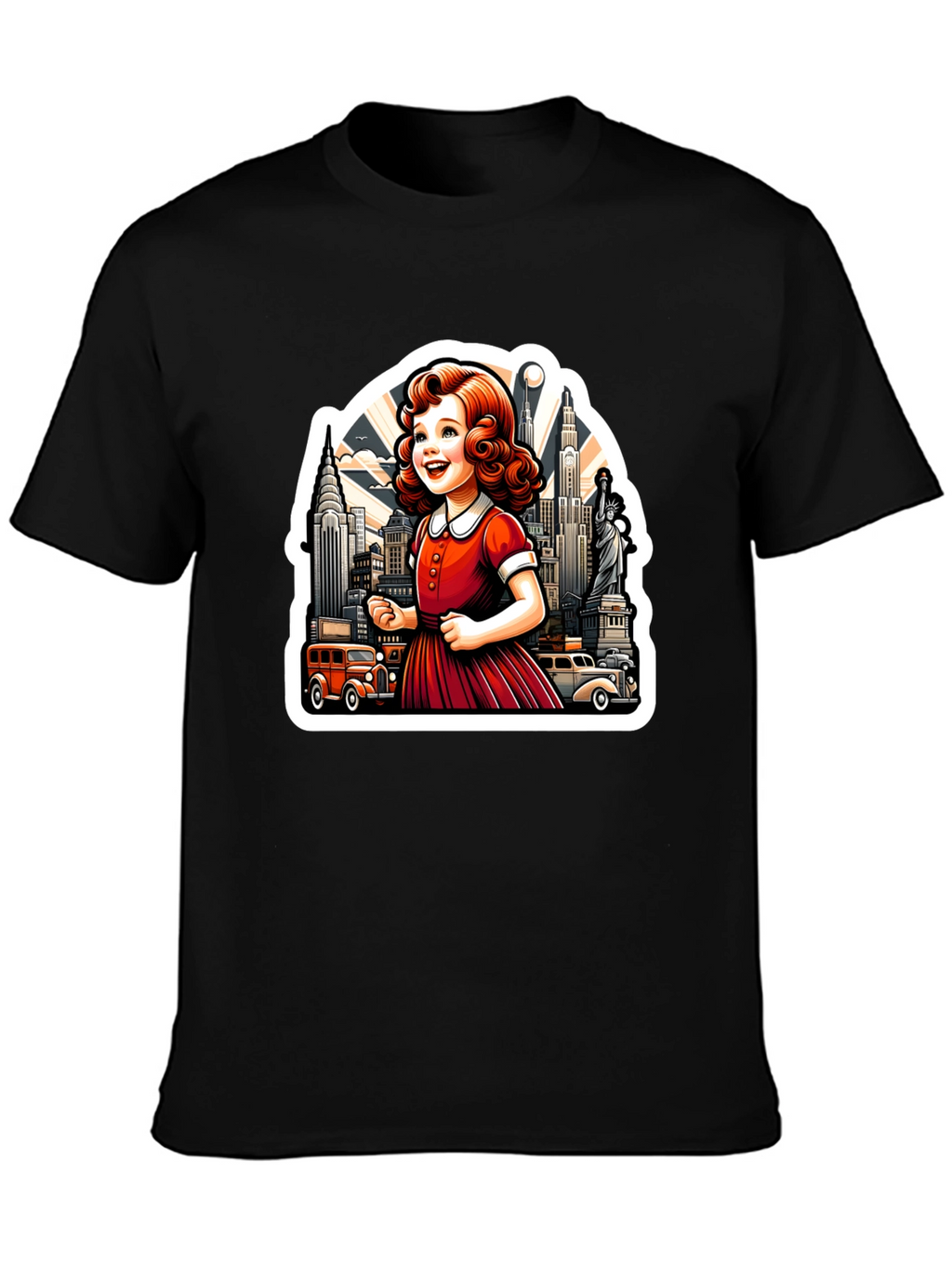 Retro Girl NYC Graphic Tee
