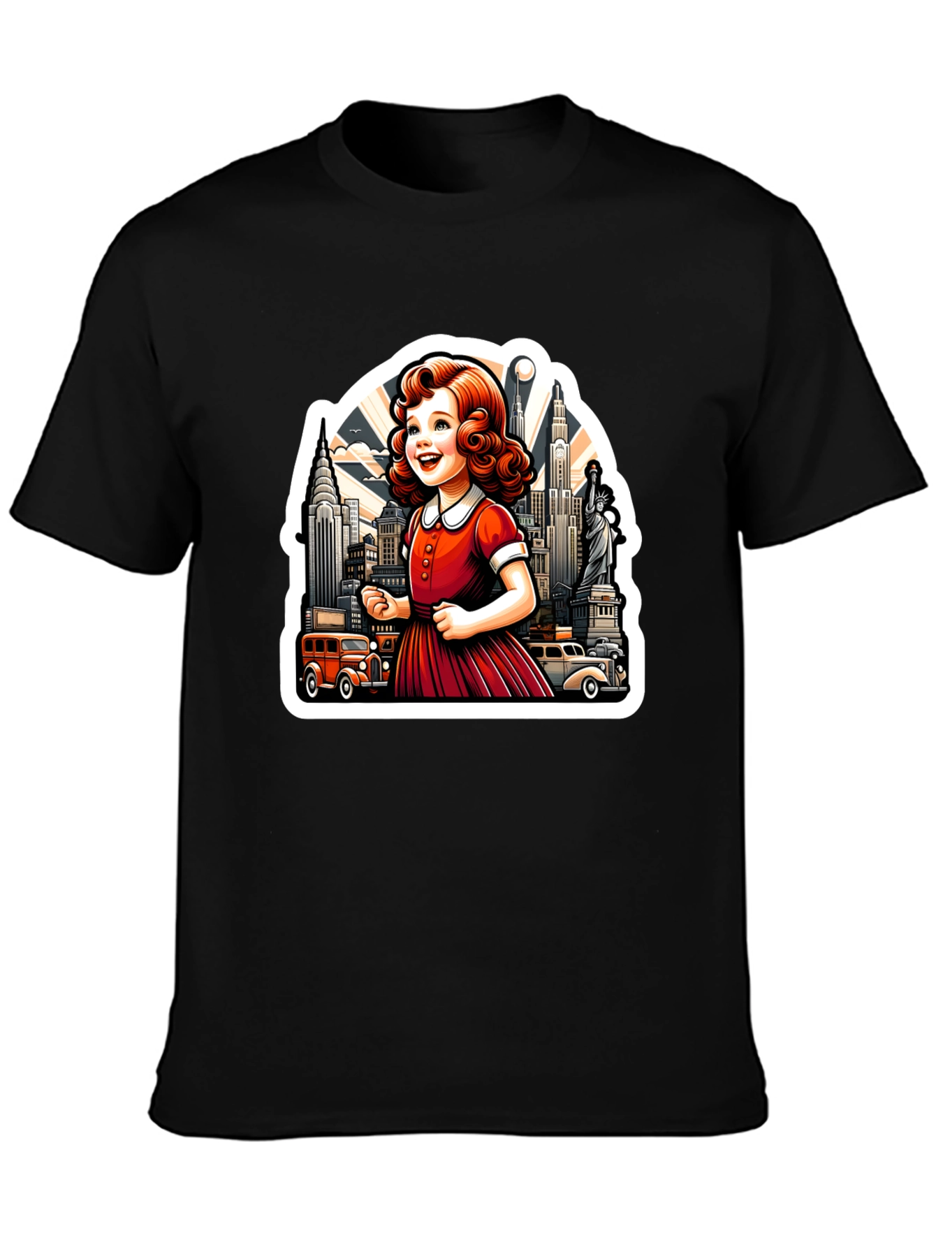 Retro Girl NYC Graphic Tee