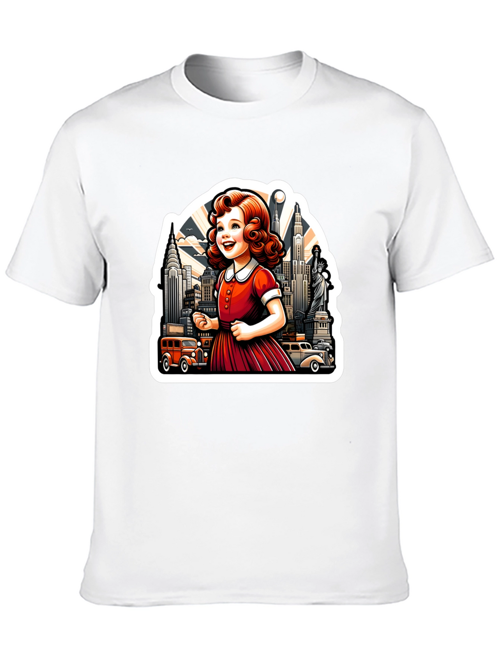 Retro Girl NYC Graphic Tee