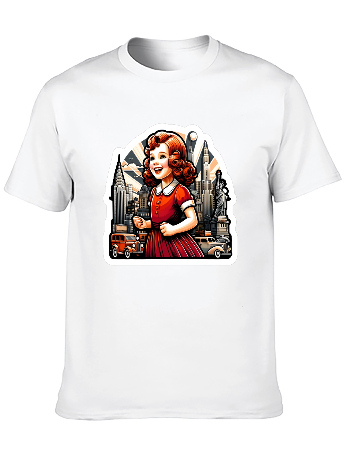 Retro Girl NYC Graphic Tee