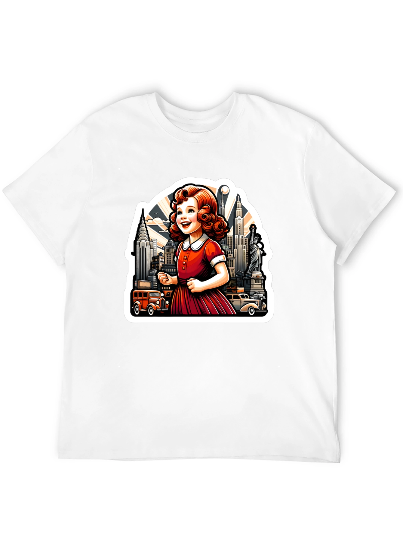 Retro Girl NYC Graphic Tee