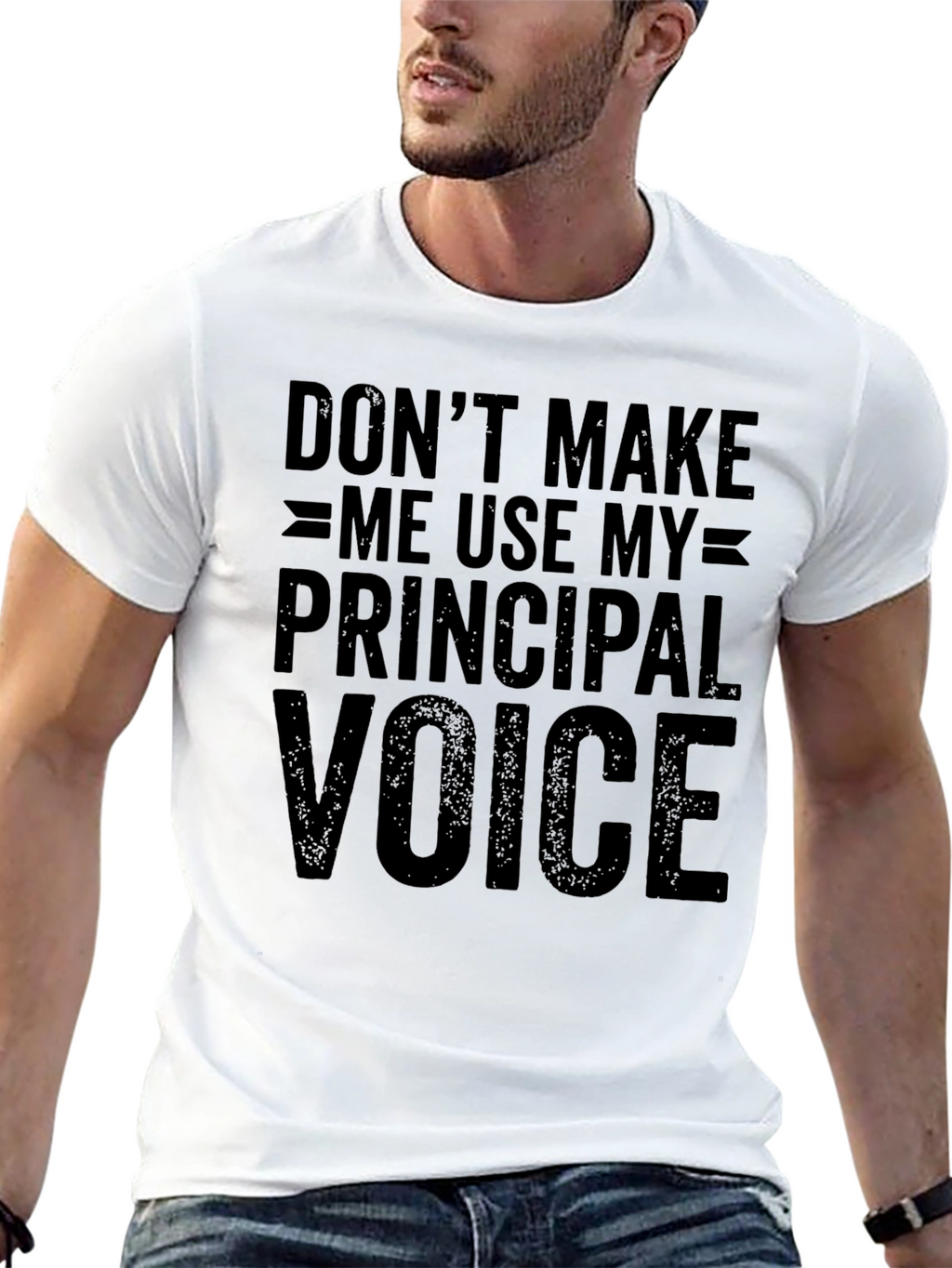 Principal Voice T-Shirt - Funny School Apparel