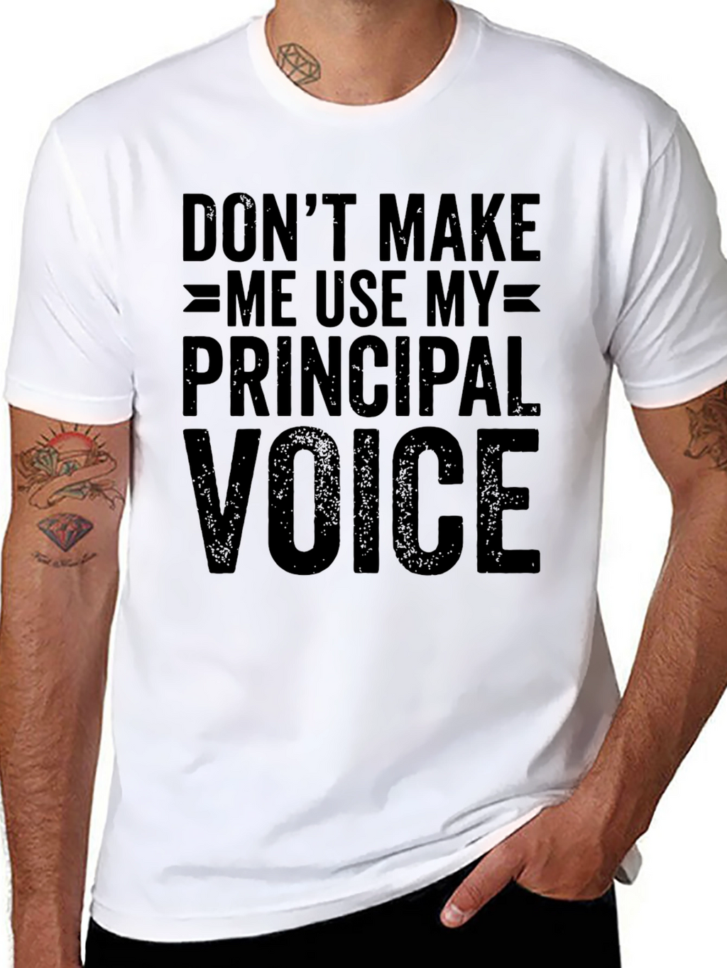 Principal Voice T-Shirt - Funny School Apparel