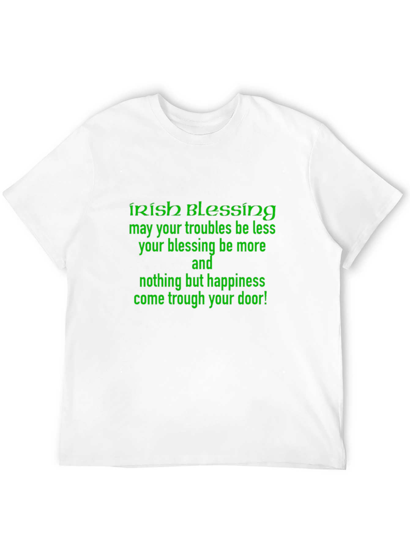 Irish Blessing Graphic Tee - Black