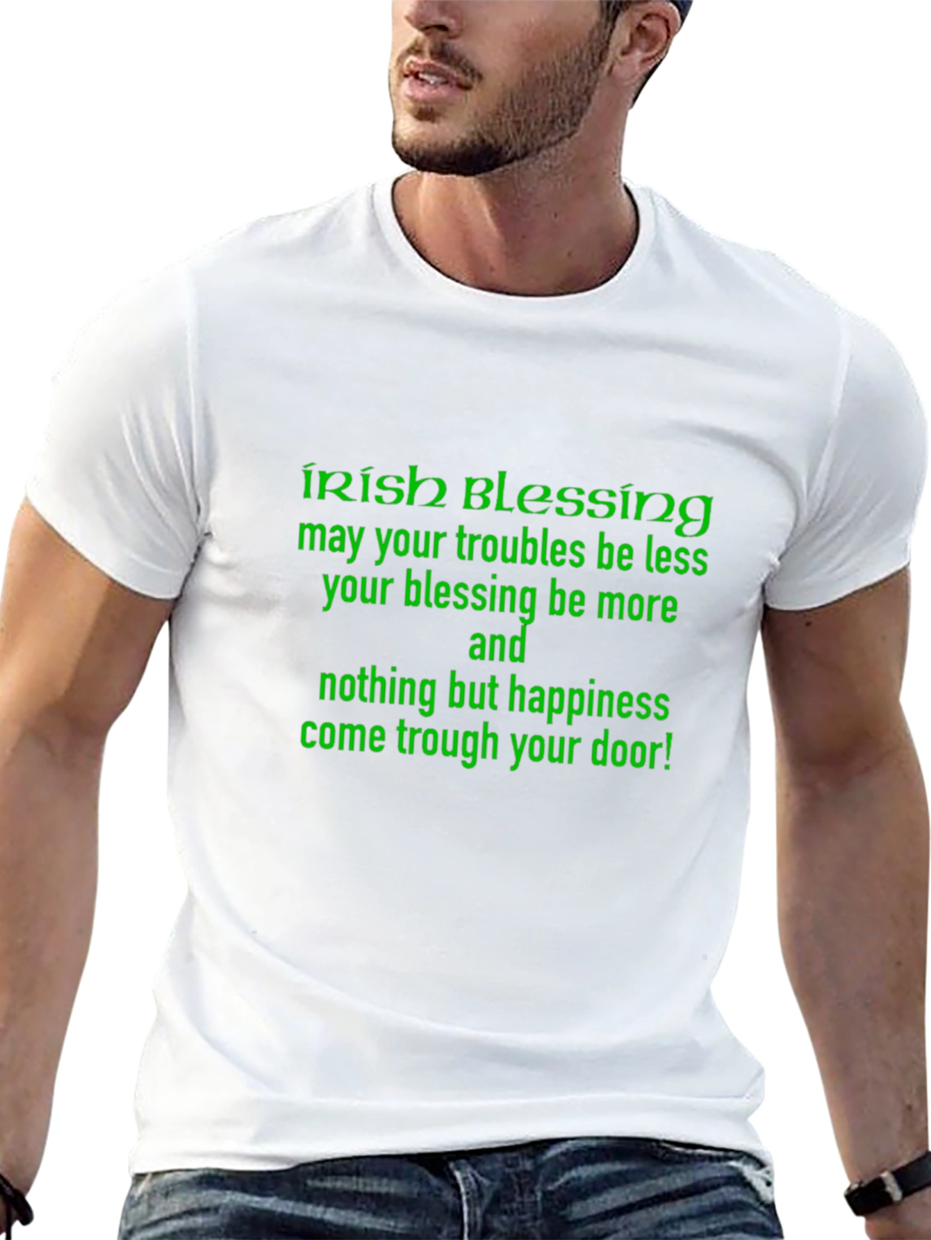 Irish Blessing Graphic Tee - Black