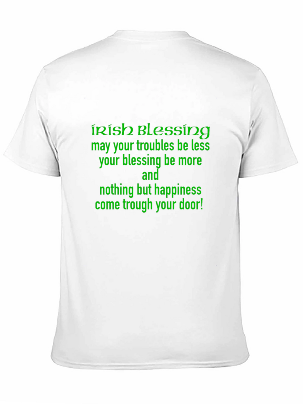 Irish Blessing Graphic Tee - Black