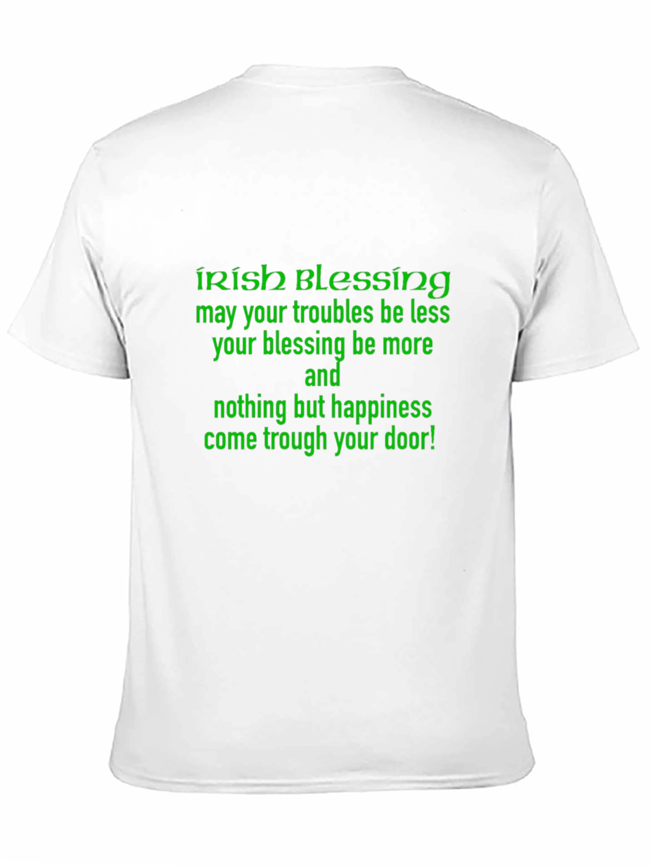 Irish Blessing Graphic Tee - Black