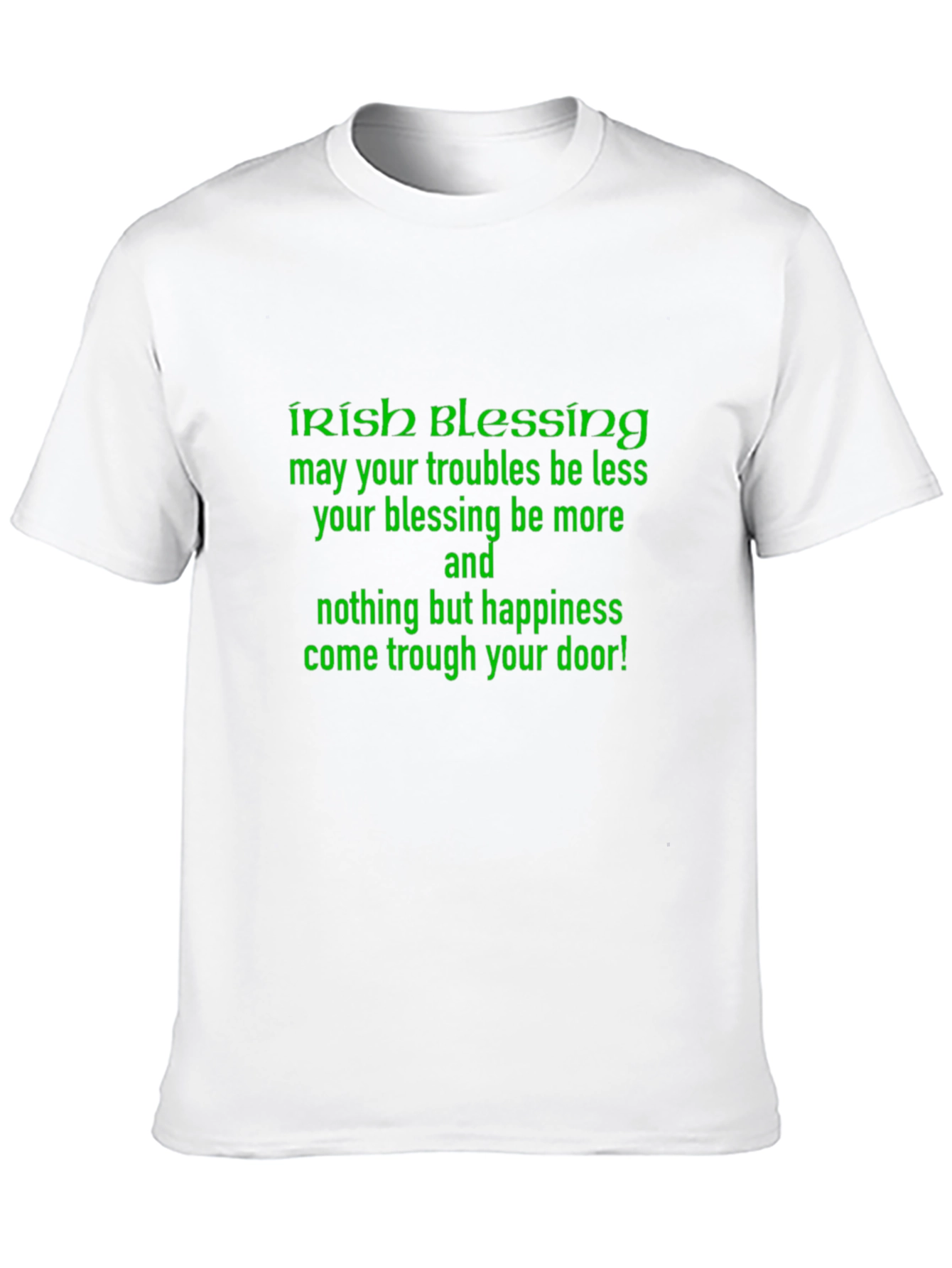 Irish Blessing Graphic Tee - Black