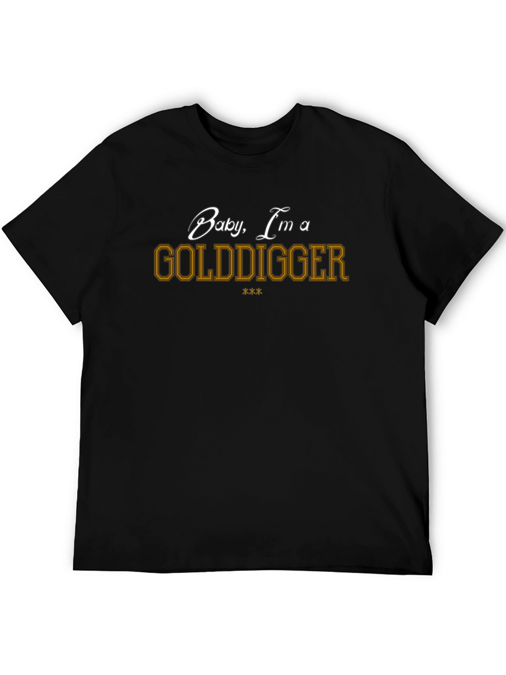 Golddigger Statement Graphic Tee - Mens Short Sleeve