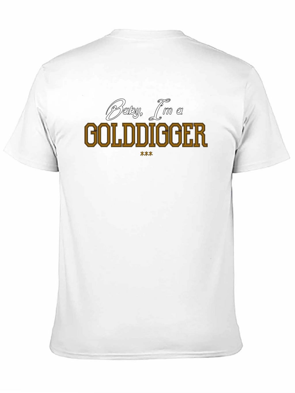 Golddigger Statement Graphic Tee - Mens Short Sleeve