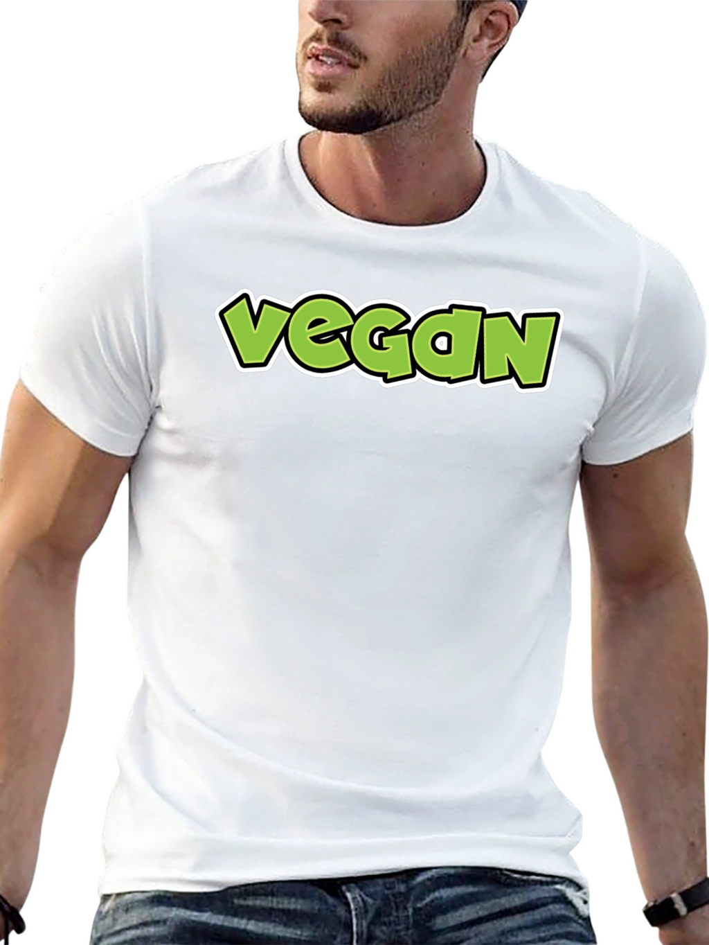 Vegan Graphic Tee - Trendy & Comfortable