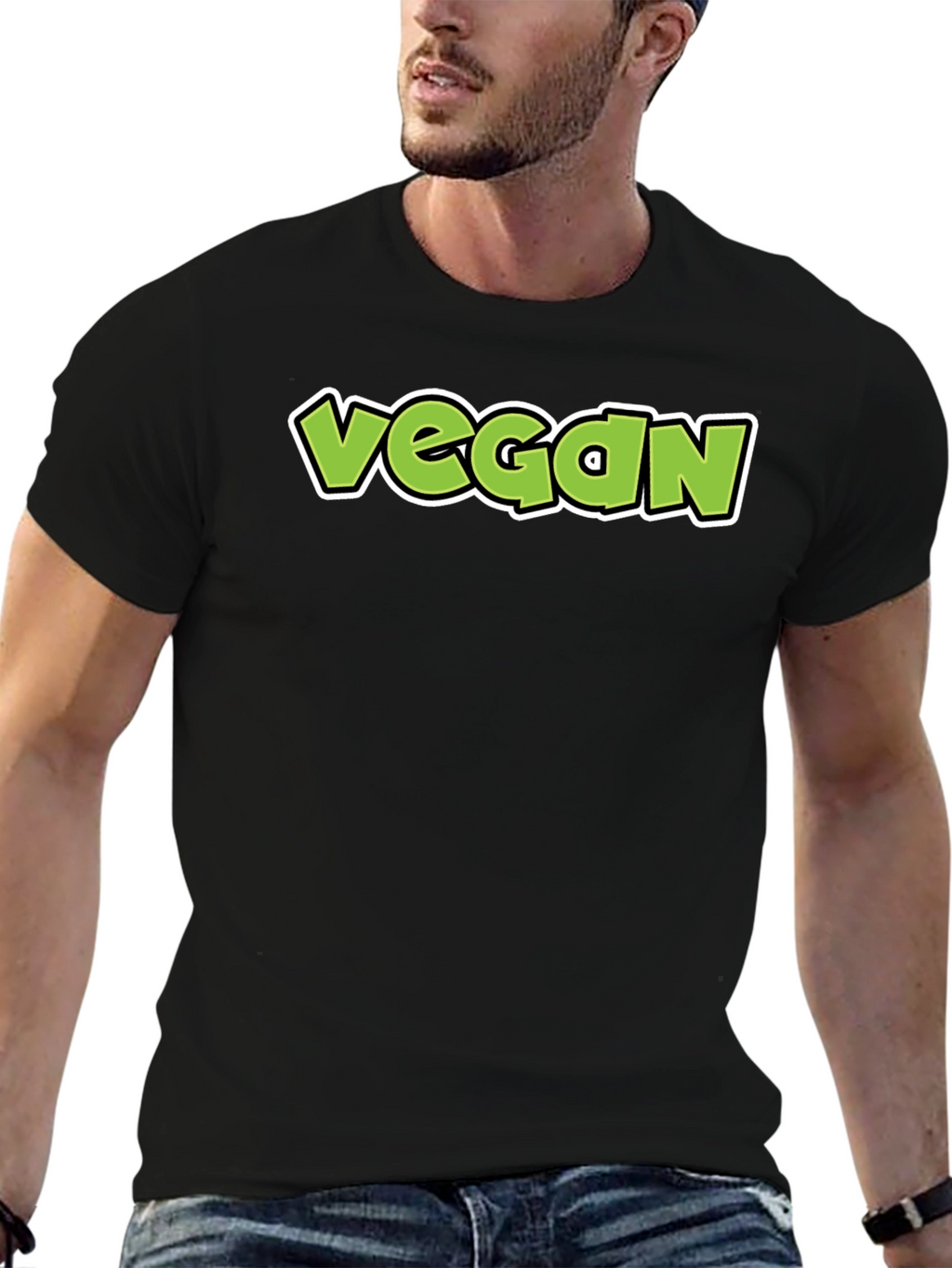 Vegan Graphic Tee - Trendy & Comfortable