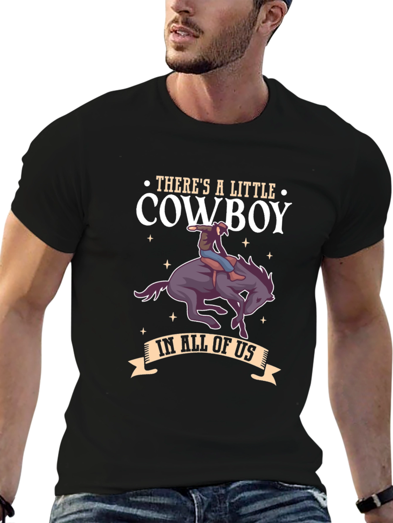 Cowboy Rider Graphic T-Shirt - Unisex