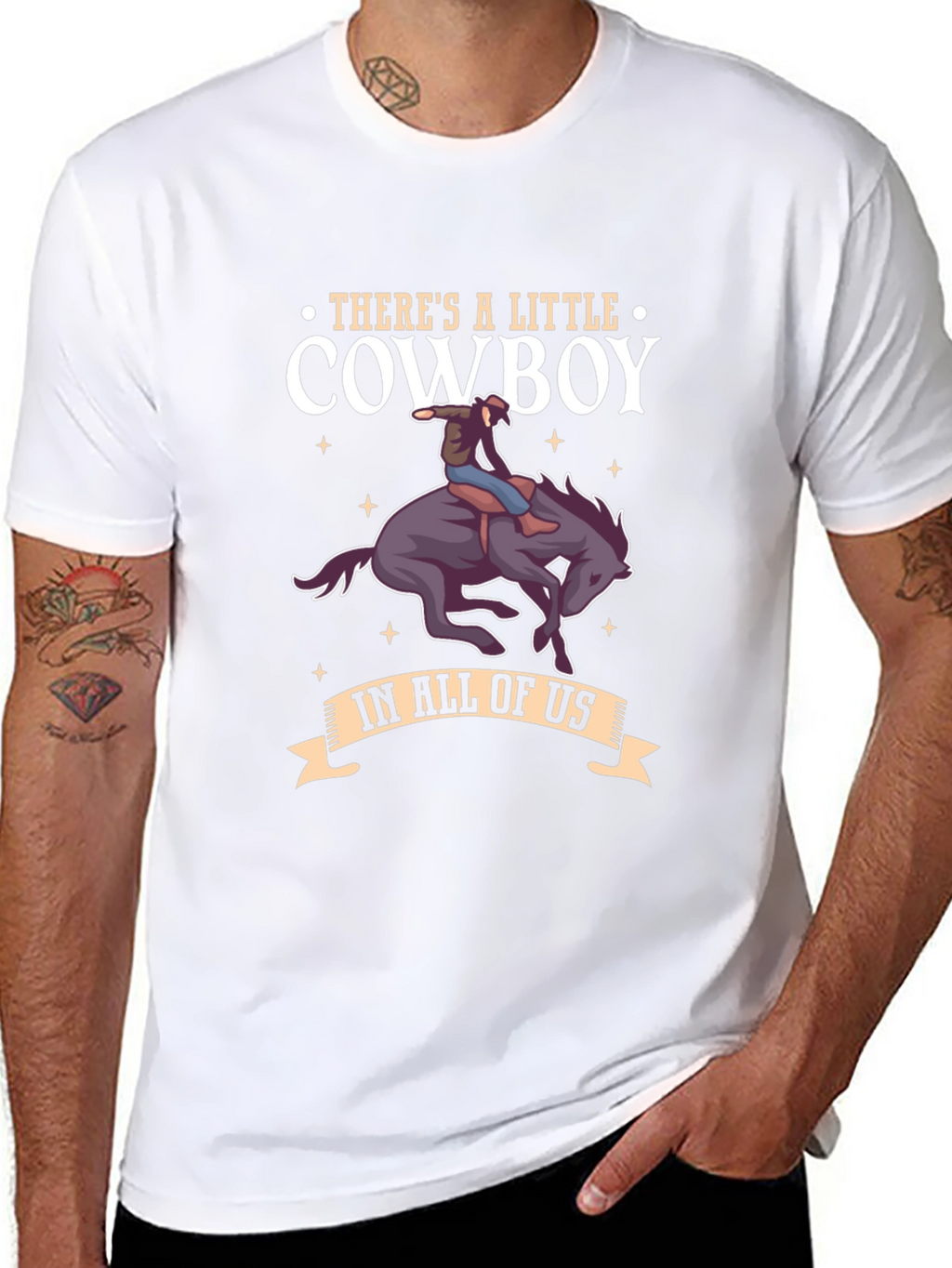 Cowboy Rider Graphic T-Shirt - Unisex