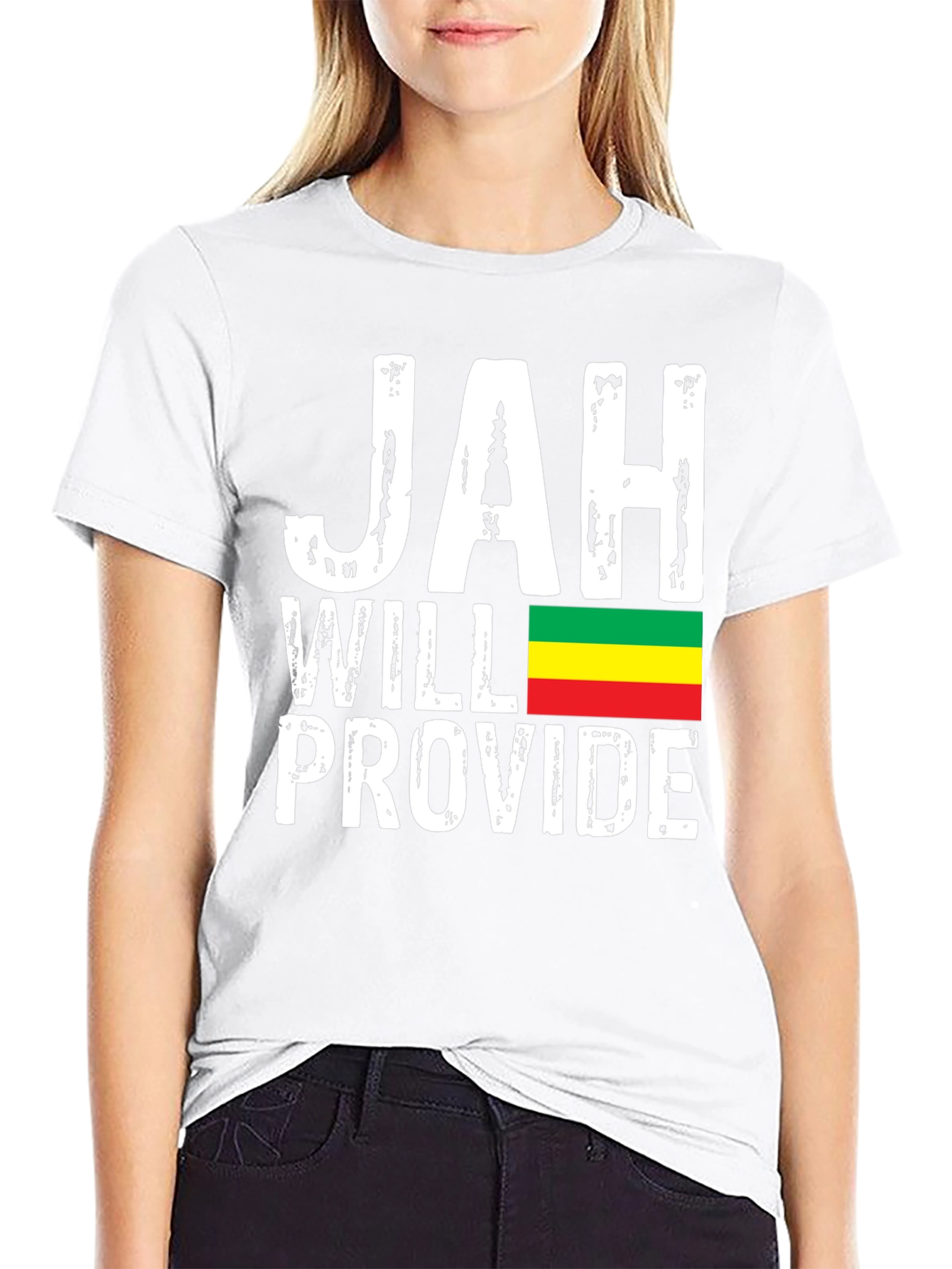 Jah Will Provide T-Shirt Rastafarian Reggae