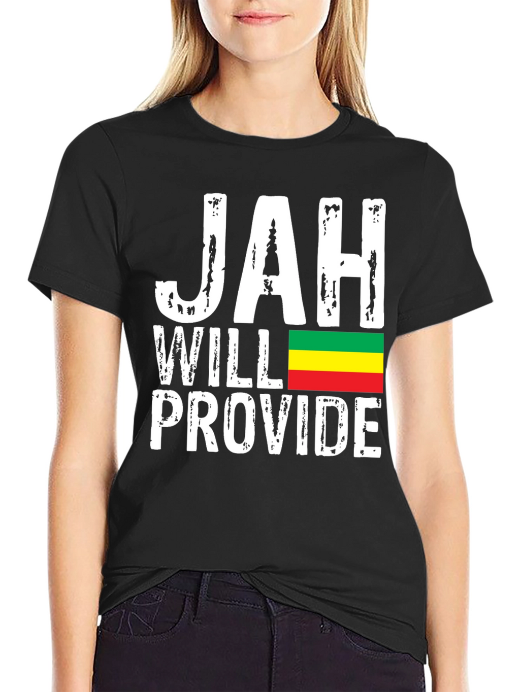 Jah Will Provide T-Shirt Rastafarian Reggae