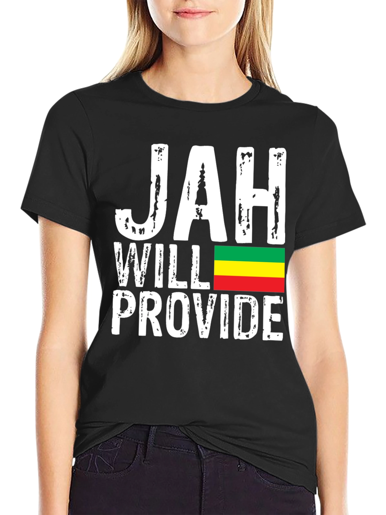 Jah Will Provide T-Shirt Rastafarian Reggae