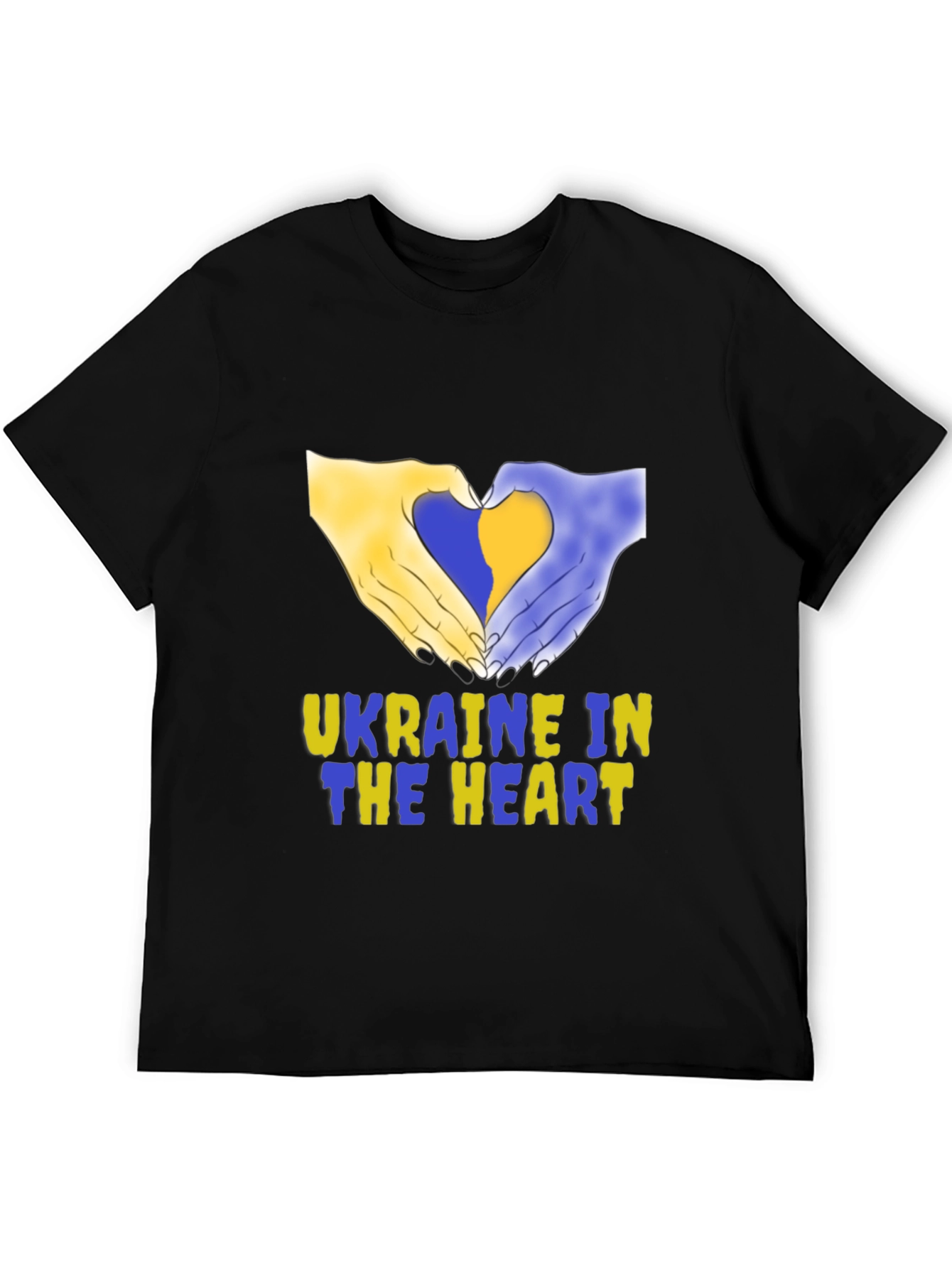 Ukraine in Heart T-Shirt - Support Ukraine