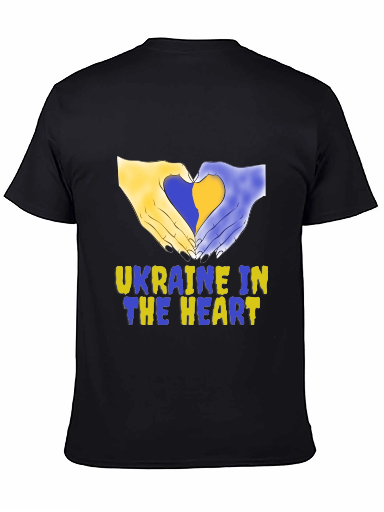 Ukraine in Heart T-Shirt - Support Ukraine