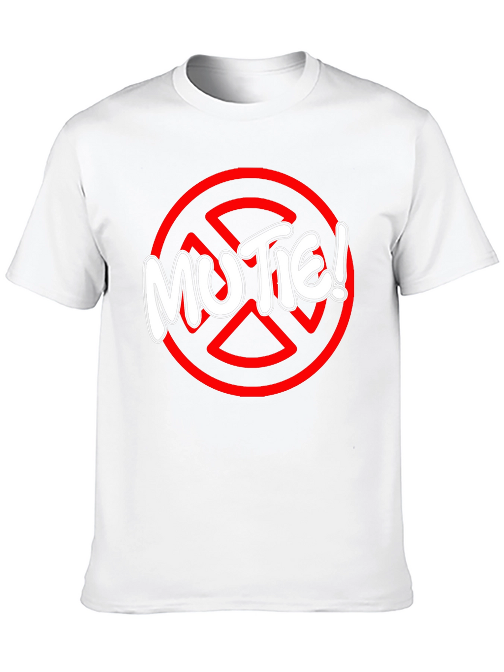 MUTE! Black Graphic Tee