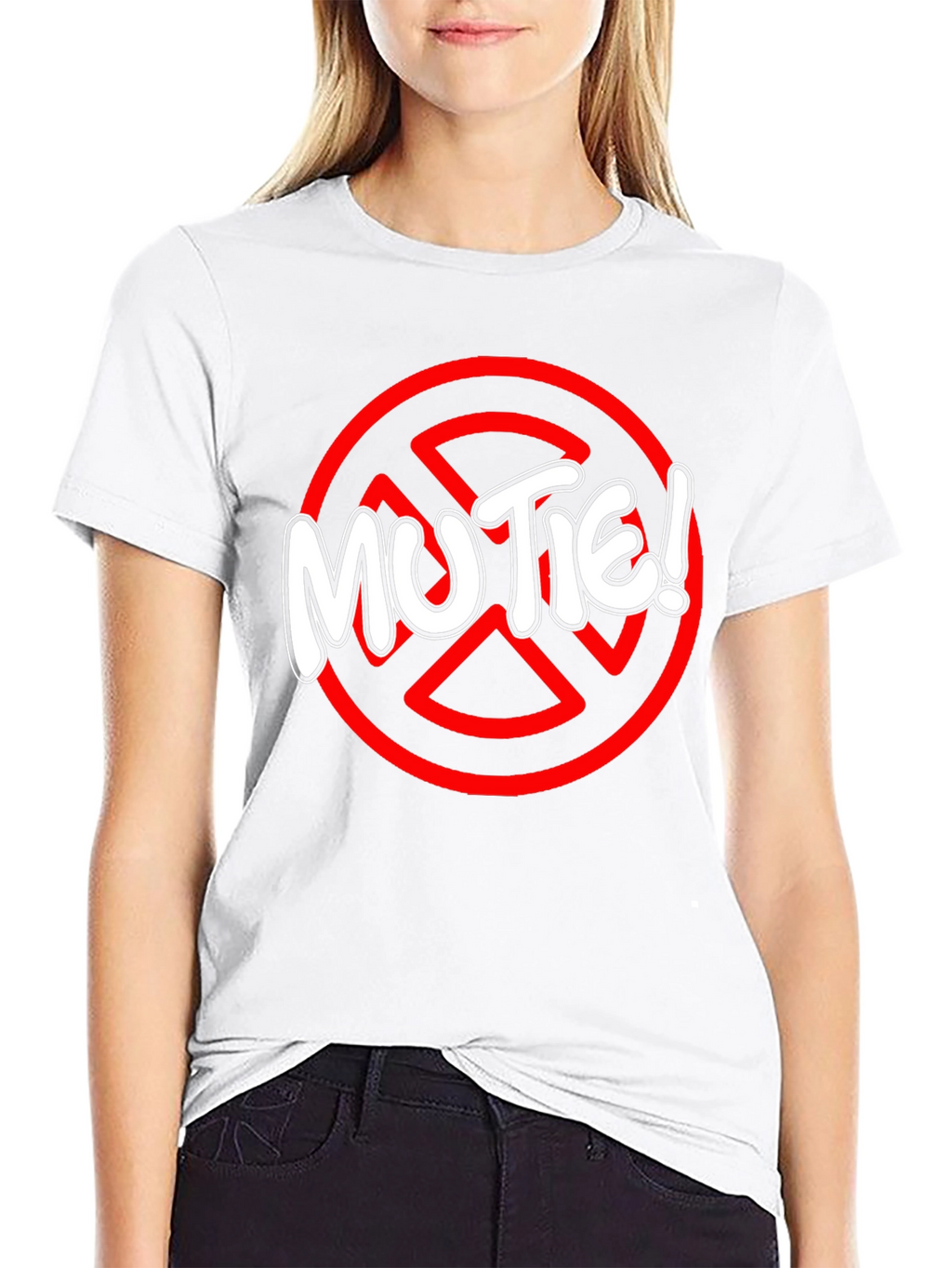 MUTE! Black Graphic Tee