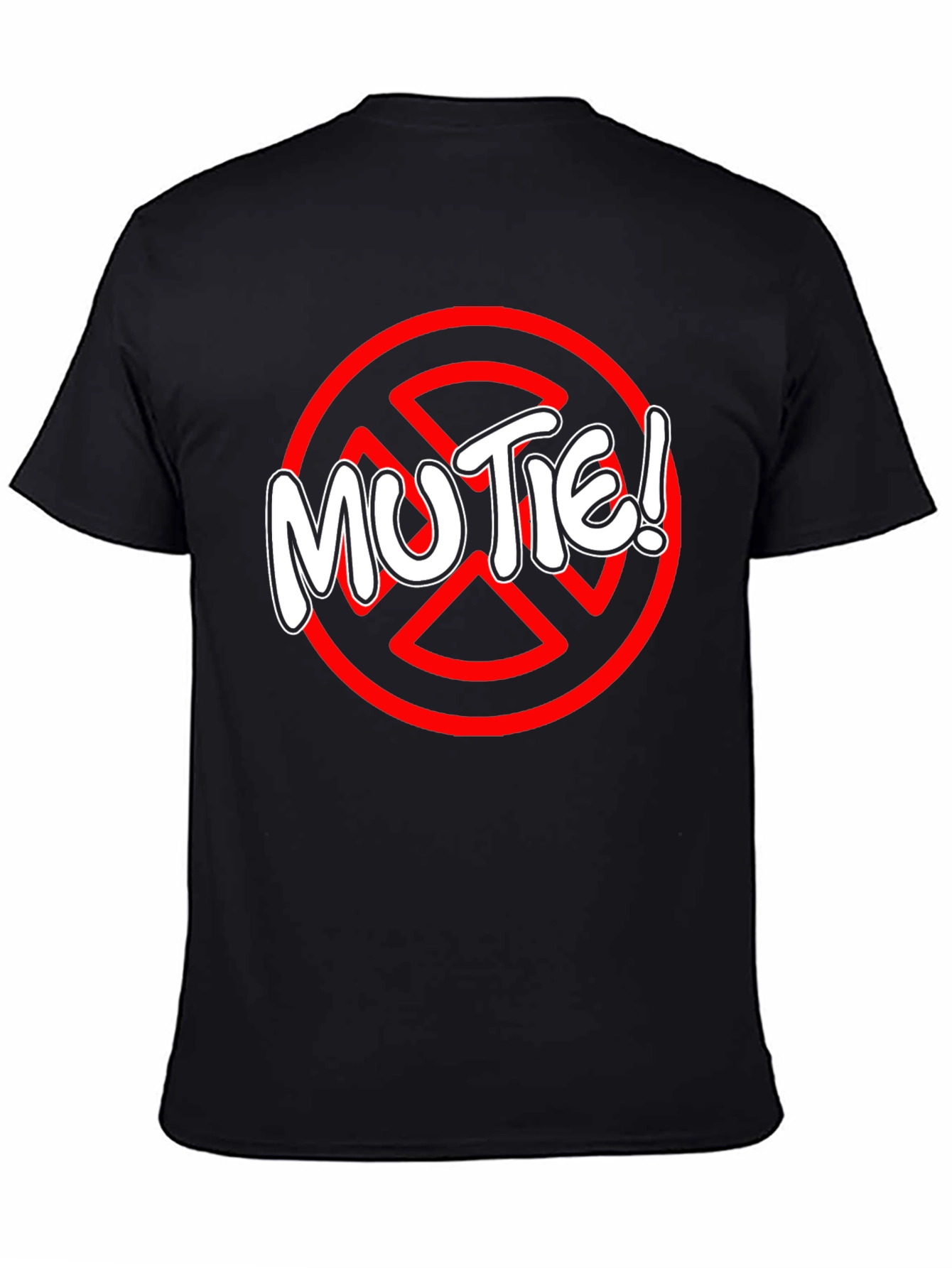 MUTE! Black Graphic Tee