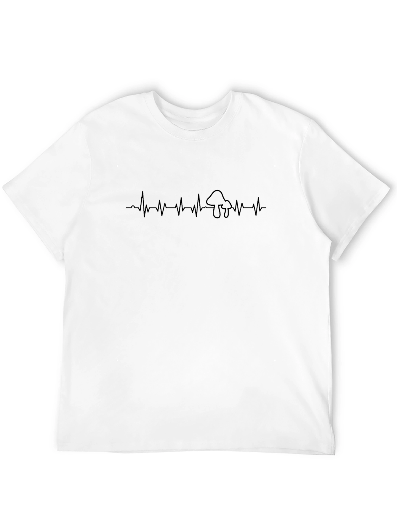 Mushroom Heartbeat Graphic T-Shirt