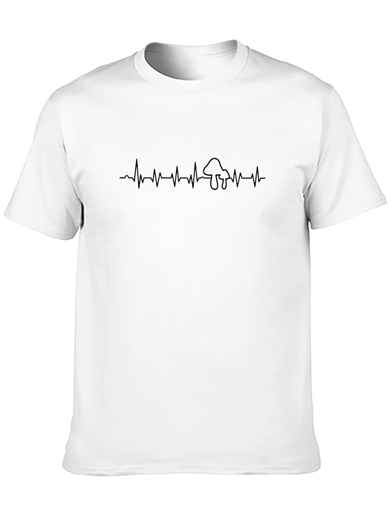 Mushroom Heartbeat Graphic T-Shirt